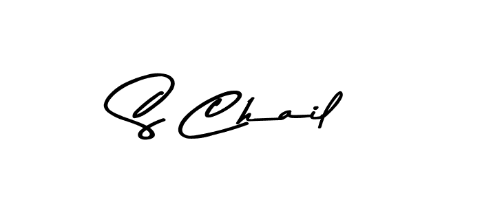 Asem Kandis PERSONAL USE is a professional signature style that is perfect for those who want to add a touch of class to their signature. It is also a great choice for those who want to make their signature more unique. Get S Chail name to fancy signature for free. S Chail signature style 9 images and pictures png