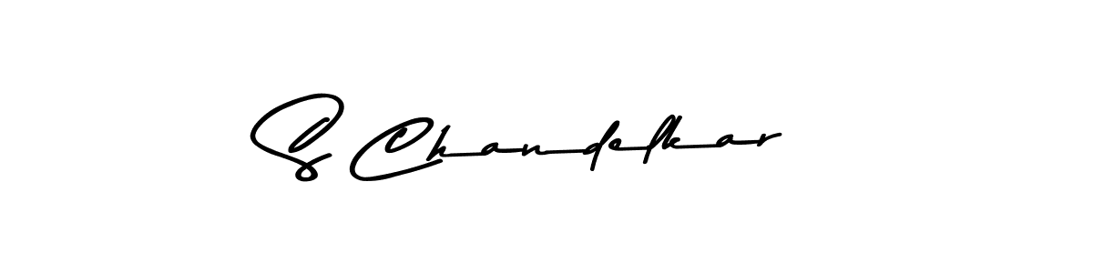 Similarly Asem Kandis PERSONAL USE is the best handwritten signature design. Signature creator online .You can use it as an online autograph creator for name S Chandelkar. S Chandelkar signature style 9 images and pictures png