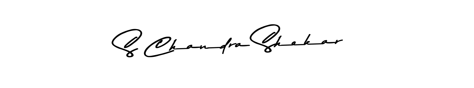 Create a beautiful signature design for name S Chandra Shekar. With this signature (Asem Kandis PERSONAL USE) fonts, you can make a handwritten signature for free. S Chandra Shekar signature style 9 images and pictures png