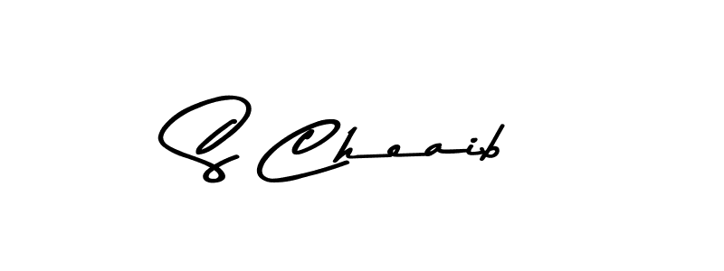 Also we have S Cheaib name is the best signature style. Create professional handwritten signature collection using Asem Kandis PERSONAL USE autograph style. S Cheaib signature style 9 images and pictures png