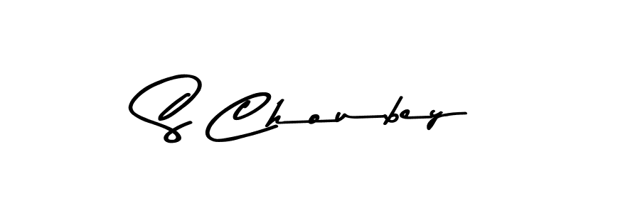The best way (Asem Kandis PERSONAL USE) to make a short signature is to pick only two or three words in your name. The name S Choubey include a total of six letters. For converting this name. S Choubey signature style 9 images and pictures png