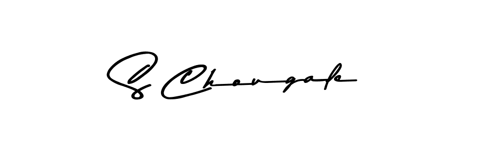 The best way (Asem Kandis PERSONAL USE) to make a short signature is to pick only two or three words in your name. The name S Chougale include a total of six letters. For converting this name. S Chougale signature style 9 images and pictures png