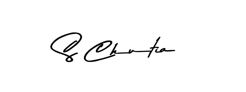 Design your own signature with our free online signature maker. With this signature software, you can create a handwritten (Asem Kandis PERSONAL USE) signature for name S Chutia. S Chutia signature style 9 images and pictures png