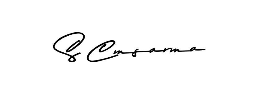 Make a beautiful signature design for name S Cmsarma. Use this online signature maker to create a handwritten signature for free. S Cmsarma signature style 9 images and pictures png