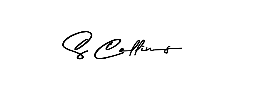 Use a signature maker to create a handwritten signature online. With this signature software, you can design (Asem Kandis PERSONAL USE) your own signature for name S Collins. S Collins signature style 9 images and pictures png