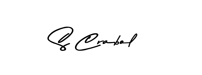 Make a beautiful signature design for name S Crabol. Use this online signature maker to create a handwritten signature for free. S Crabol signature style 9 images and pictures png