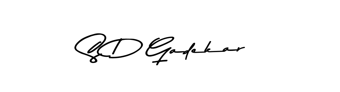 if you are searching for the best signature style for your name S D Gadekar. so please give up your signature search. here we have designed multiple signature styles  using Asem Kandis PERSONAL USE. S D Gadekar signature style 9 images and pictures png