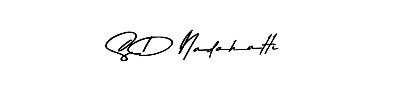 Once you've used our free online signature maker to create your best signature Asem Kandis PERSONAL USE style, it's time to enjoy all of the benefits that S D Nadahatti name signing documents. S D Nadahatti signature style 9 images and pictures png