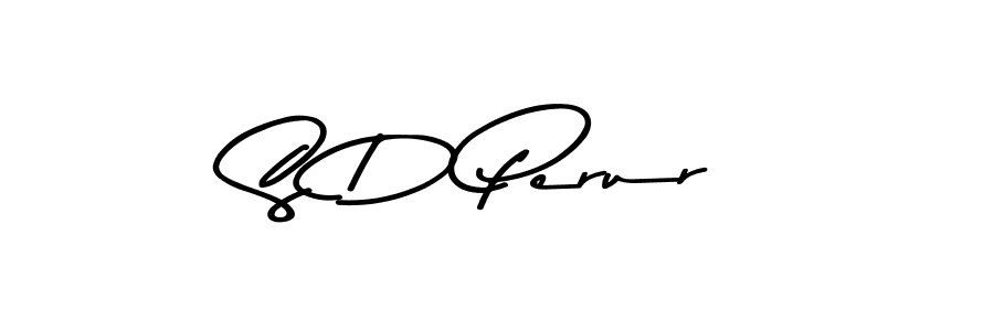Use a signature maker to create a handwritten signature online. With this signature software, you can design (Asem Kandis PERSONAL USE) your own signature for name S D Perur. S D Perur signature style 9 images and pictures png