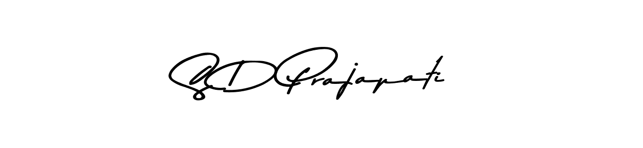The best way (Asem Kandis PERSONAL USE) to make a short signature is to pick only two or three words in your name. The name S D Prajapati include a total of six letters. For converting this name. S D Prajapati signature style 9 images and pictures png
