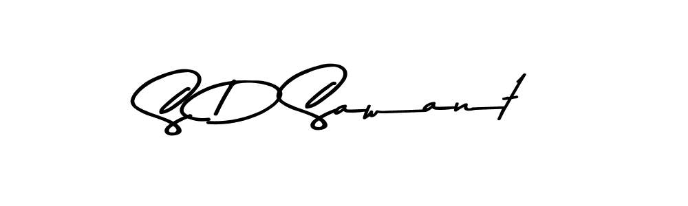 S D Sawant stylish signature style. Best Handwritten Sign (Asem Kandis PERSONAL USE) for my name. Handwritten Signature Collection Ideas for my name S D Sawant. S D Sawant signature style 9 images and pictures png