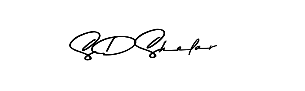 The best way (Asem Kandis PERSONAL USE) to make a short signature is to pick only two or three words in your name. The name S D Shelar include a total of six letters. For converting this name. S D Shelar signature style 9 images and pictures png