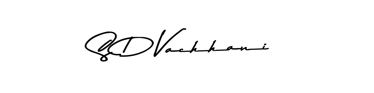 Make a beautiful signature design for name S D Vachhani. Use this online signature maker to create a handwritten signature for free. S D Vachhani signature style 9 images and pictures png