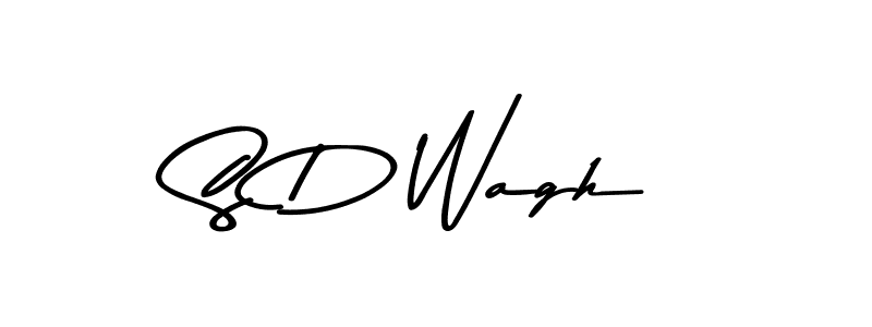 You should practise on your own different ways (Asem Kandis PERSONAL USE) to write your name (S D Wagh) in signature. don't let someone else do it for you. S D Wagh signature style 9 images and pictures png