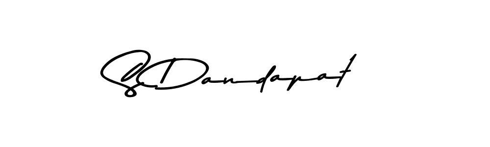 You should practise on your own different ways (Asem Kandis PERSONAL USE) to write your name (S Dandapat) in signature. don't let someone else do it for you. S Dandapat signature style 9 images and pictures png