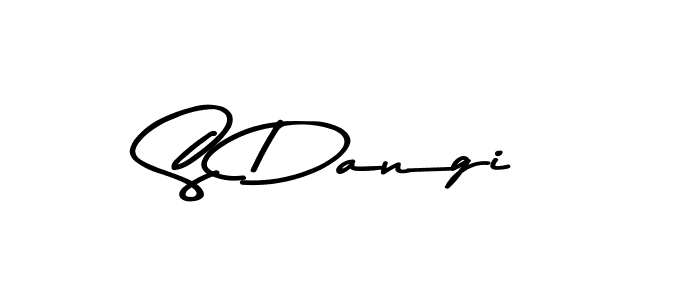 The best way (Asem Kandis PERSONAL USE) to make a short signature is to pick only two or three words in your name. The name S Dangi include a total of six letters. For converting this name. S Dangi signature style 9 images and pictures png