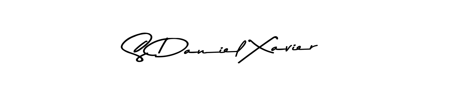 This is the best signature style for the S Daniel Xavier name. Also you like these signature font (Asem Kandis PERSONAL USE). Mix name signature. S Daniel Xavier signature style 9 images and pictures png