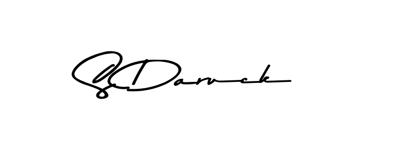Similarly Asem Kandis PERSONAL USE is the best handwritten signature design. Signature creator online .You can use it as an online autograph creator for name S Daruck. S Daruck signature style 9 images and pictures png