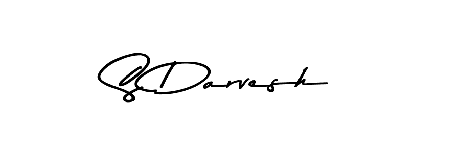 S Darvesh stylish signature style. Best Handwritten Sign (Asem Kandis PERSONAL USE) for my name. Handwritten Signature Collection Ideas for my name S Darvesh. S Darvesh signature style 9 images and pictures png