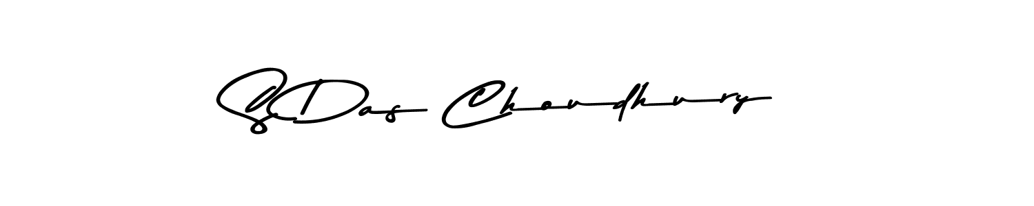 Create a beautiful signature design for name S Das Choudhury. With this signature (Asem Kandis PERSONAL USE) fonts, you can make a handwritten signature for free. S Das Choudhury signature style 9 images and pictures png