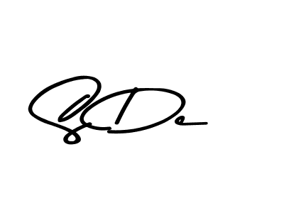 if you are searching for the best signature style for your name S De. so please give up your signature search. here we have designed multiple signature styles  using Asem Kandis PERSONAL USE. S De signature style 9 images and pictures png
