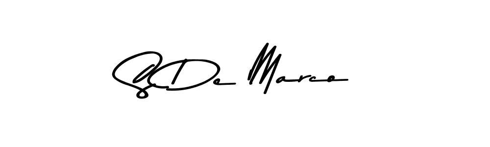 How to Draw S De Marco signature style? Asem Kandis PERSONAL USE is a latest design signature styles for name S De Marco. S De Marco signature style 9 images and pictures png