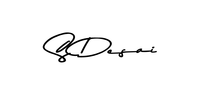 How to make S Desai signature? Asem Kandis PERSONAL USE is a professional autograph style. Create handwritten signature for S Desai name. S Desai signature style 9 images and pictures png