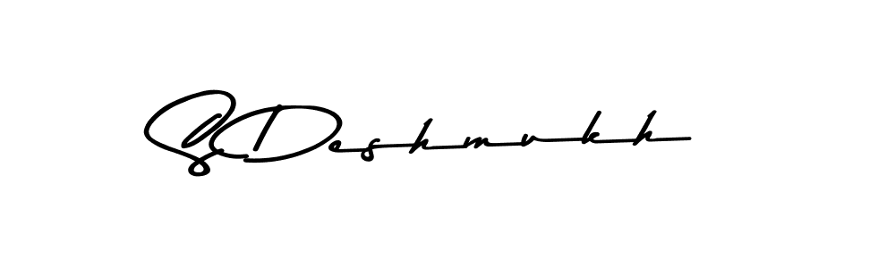 Also we have S Deshmukh name is the best signature style. Create professional handwritten signature collection using Asem Kandis PERSONAL USE autograph style. S Deshmukh signature style 9 images and pictures png