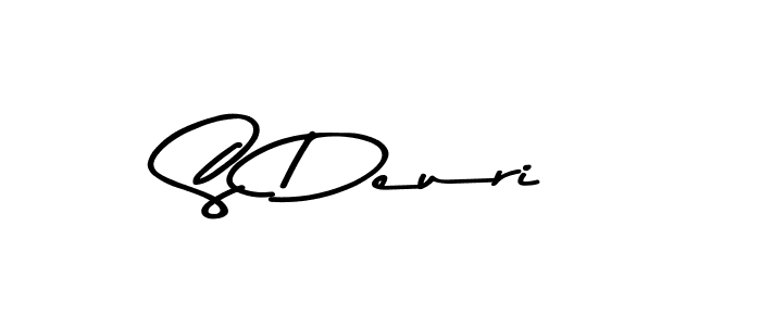 Design your own signature with our free online signature maker. With this signature software, you can create a handwritten (Asem Kandis PERSONAL USE) signature for name S Deuri. S Deuri signature style 9 images and pictures png