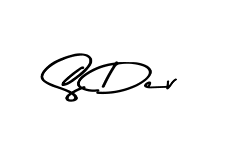 The best way (Asem Kandis PERSONAL USE) to make a short signature is to pick only two or three words in your name. The name S Dev include a total of six letters. For converting this name. S Dev signature style 9 images and pictures png