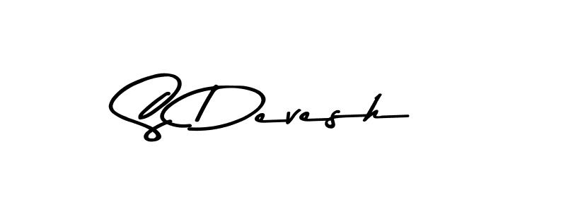 Similarly Asem Kandis PERSONAL USE is the best handwritten signature design. Signature creator online .You can use it as an online autograph creator for name S Devesh. S Devesh signature style 9 images and pictures png