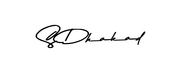How to make S Dhakad signature? Asem Kandis PERSONAL USE is a professional autograph style. Create handwritten signature for S Dhakad name. S Dhakad signature style 9 images and pictures png
