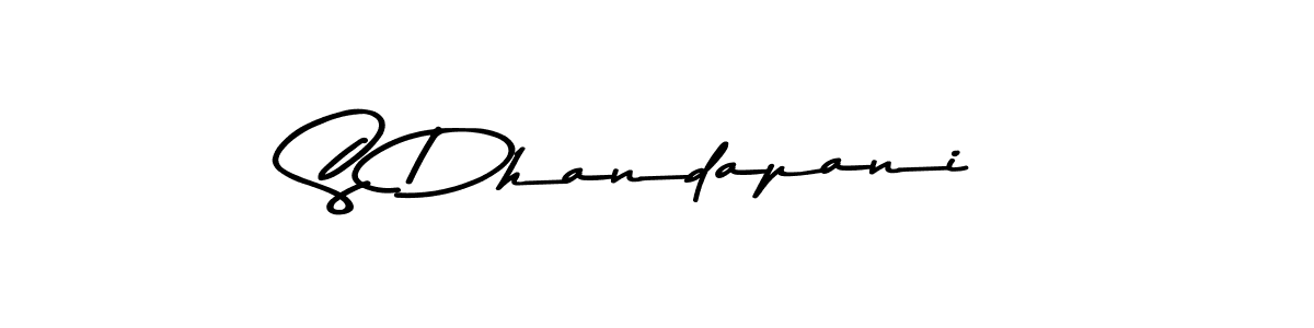 The best way (Asem Kandis PERSONAL USE) to make a short signature is to pick only two or three words in your name. The name S Dhandapani include a total of six letters. For converting this name. S Dhandapani signature style 9 images and pictures png