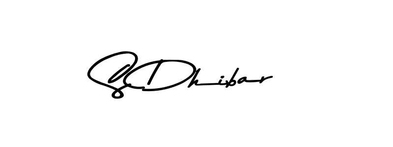 Design your own signature with our free online signature maker. With this signature software, you can create a handwritten (Asem Kandis PERSONAL USE) signature for name S Dhibar. S Dhibar signature style 9 images and pictures png