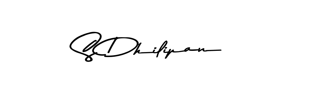 Create a beautiful signature design for name S Dhilipan. With this signature (Asem Kandis PERSONAL USE) fonts, you can make a handwritten signature for free. S Dhilipan signature style 9 images and pictures png