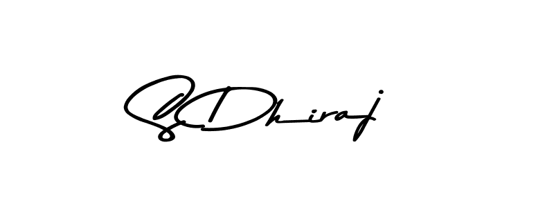 Use a signature maker to create a handwritten signature online. With this signature software, you can design (Asem Kandis PERSONAL USE) your own signature for name S Dhiraj. S Dhiraj signature style 9 images and pictures png