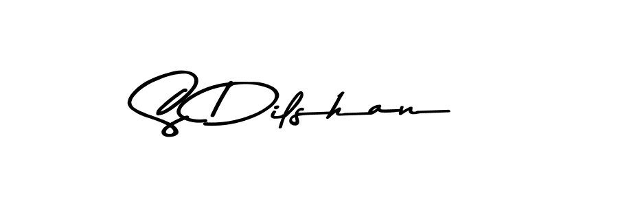 Use a signature maker to create a handwritten signature online. With this signature software, you can design (Asem Kandis PERSONAL USE) your own signature for name S Dilshan. S Dilshan signature style 9 images and pictures png