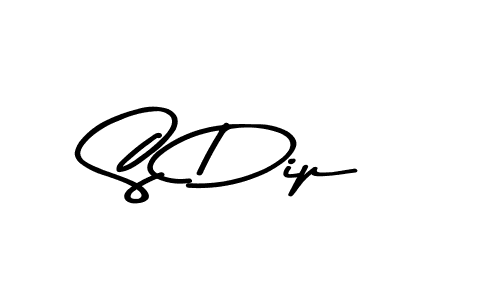You should practise on your own different ways (Asem Kandis PERSONAL USE) to write your name (S Dip) in signature. don't let someone else do it for you. S Dip signature style 9 images and pictures png