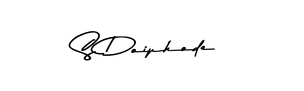 Design your own signature with our free online signature maker. With this signature software, you can create a handwritten (Asem Kandis PERSONAL USE) signature for name S Doiphode. S Doiphode signature style 9 images and pictures png