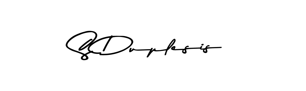 Make a beautiful signature design for name S Duplesis. Use this online signature maker to create a handwritten signature for free. S Duplesis signature style 9 images and pictures png