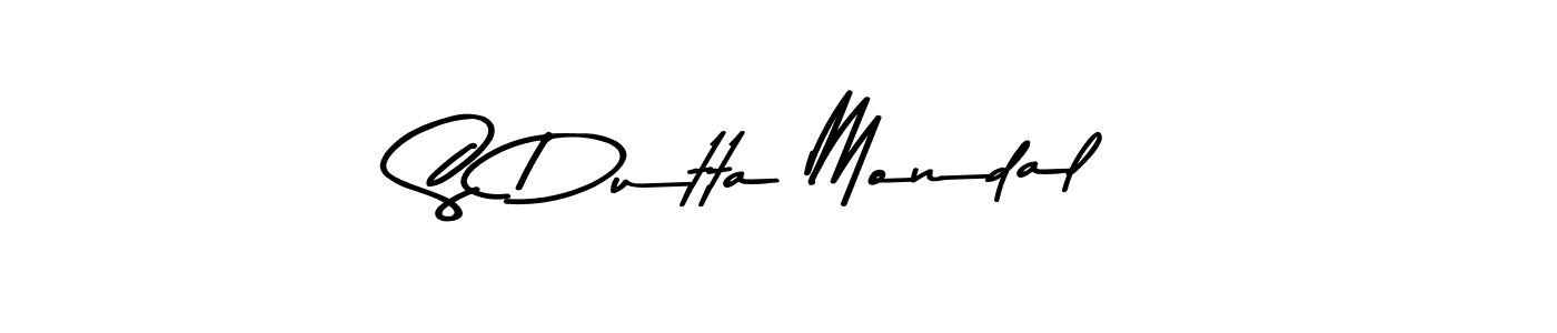 The best way (Asem Kandis PERSONAL USE) to make a short signature is to pick only two or three words in your name. The name S Dutta Mondal include a total of six letters. For converting this name. S Dutta Mondal signature style 9 images and pictures png