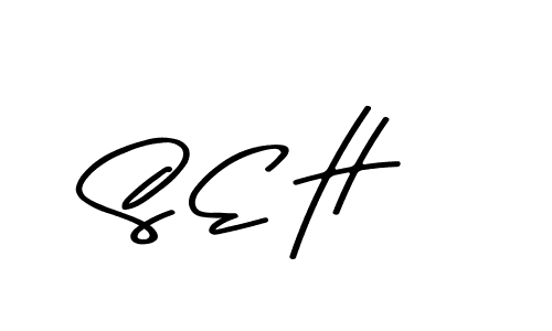 The best way (Asem Kandis PERSONAL USE) to make a short signature is to pick only two or three words in your name. The name S E H include a total of six letters. For converting this name. S E H signature style 9 images and pictures png