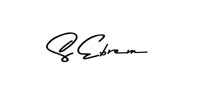 Similarly Asem Kandis PERSONAL USE is the best handwritten signature design. Signature creator online .You can use it as an online autograph creator for name S Ebrem. S Ebrem signature style 9 images and pictures png