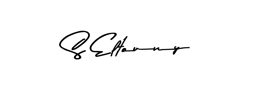 You should practise on your own different ways (Asem Kandis PERSONAL USE) to write your name (S Eltouny) in signature. don't let someone else do it for you. S Eltouny signature style 9 images and pictures png