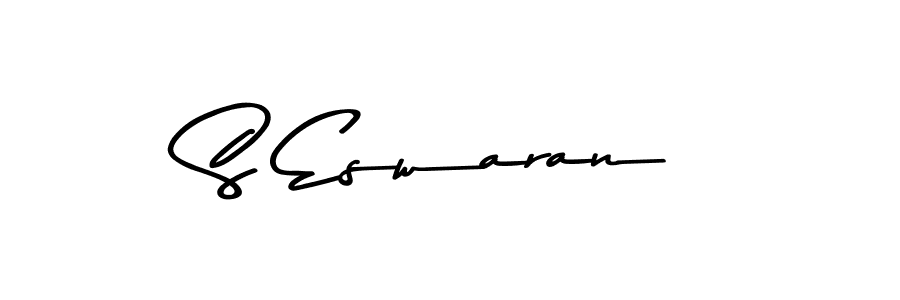 if you are searching for the best signature style for your name S Eswaran. so please give up your signature search. here we have designed multiple signature styles  using Asem Kandis PERSONAL USE. S Eswaran signature style 9 images and pictures png