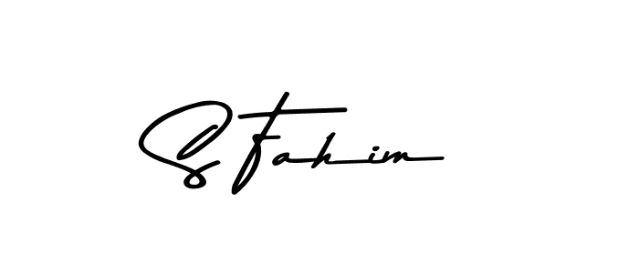 if you are searching for the best signature style for your name S Fahim. so please give up your signature search. here we have designed multiple signature styles  using Asem Kandis PERSONAL USE. S Fahim signature style 9 images and pictures png