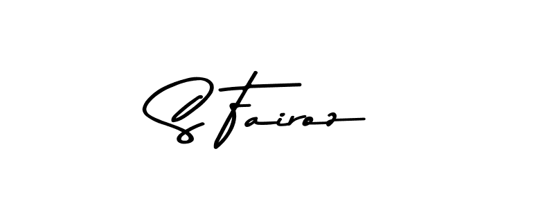 You should practise on your own different ways (Asem Kandis PERSONAL USE) to write your name (S Fairoz) in signature. don't let someone else do it for you. S Fairoz signature style 9 images and pictures png
