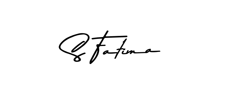 You should practise on your own different ways (Asem Kandis PERSONAL USE) to write your name (S Fatima) in signature. don't let someone else do it for you. S Fatima signature style 9 images and pictures png
