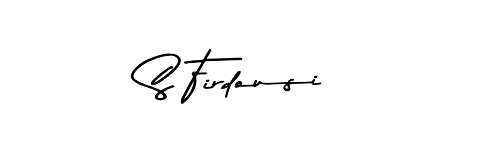 Also You can easily find your signature by using the search form. We will create S Firdousi name handwritten signature images for you free of cost using Asem Kandis PERSONAL USE sign style. S Firdousi signature style 9 images and pictures png