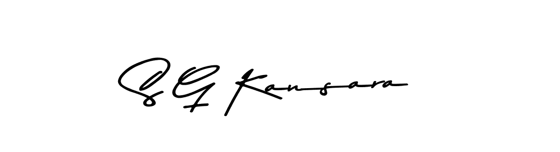Design your own signature with our free online signature maker. With this signature software, you can create a handwritten (Asem Kandis PERSONAL USE) signature for name S G Kansara. S G Kansara signature style 9 images and pictures png